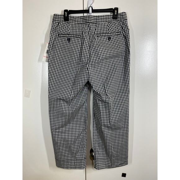 Jones New York Sport Stretch Black & White Cape Cod Crops Size 10 NEW - Picture 6 of 9